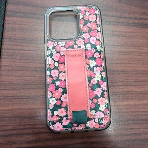 Wallis Pink Floral Grip Phone Case with Strap